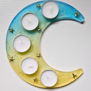 Tea light candle holder- Homemade